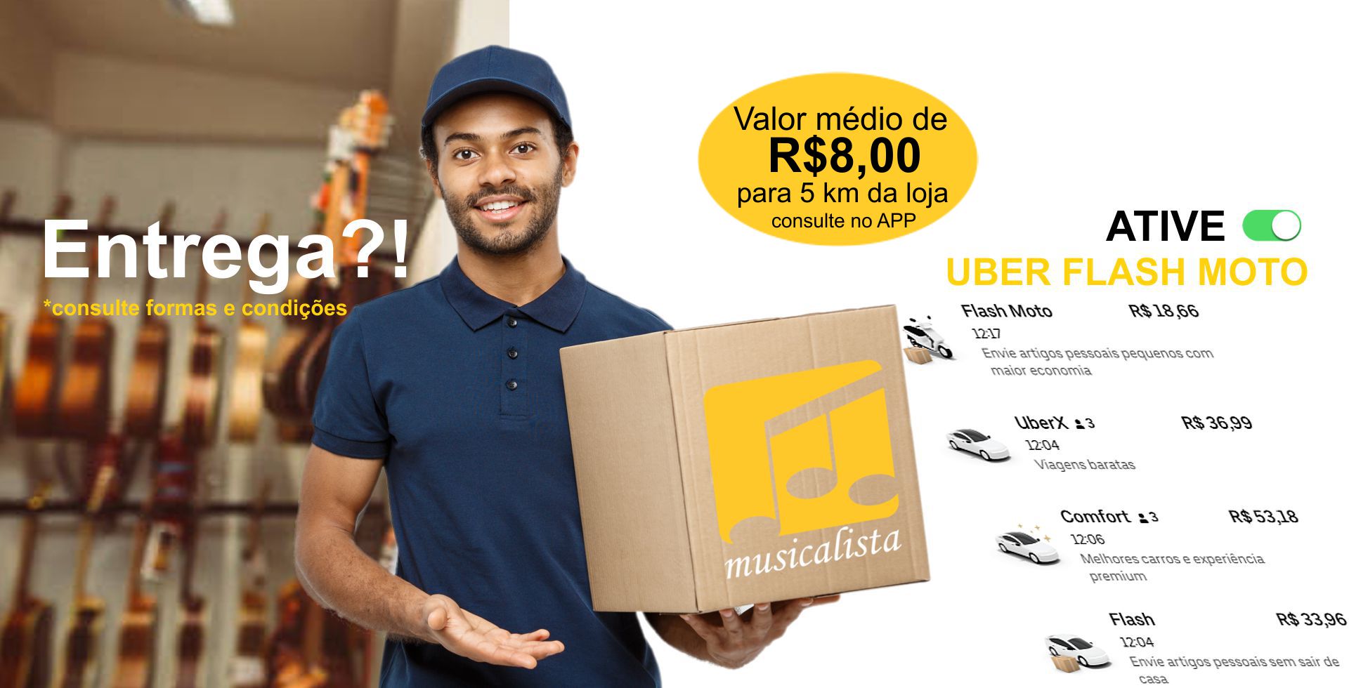 Rápido e sem sair de casa